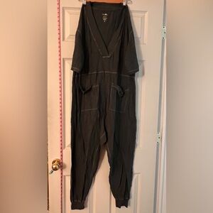 Natural Life Charcoal Cotton jumpsuit